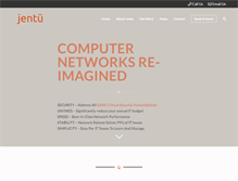 Tablet Screenshot of jentu-networks.com